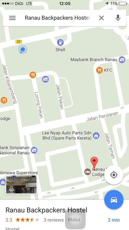 Ranau Backpackers Hostel Экстерьер фото
